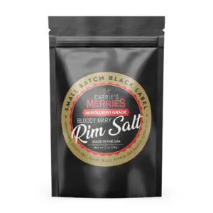 Black label rim salt bag